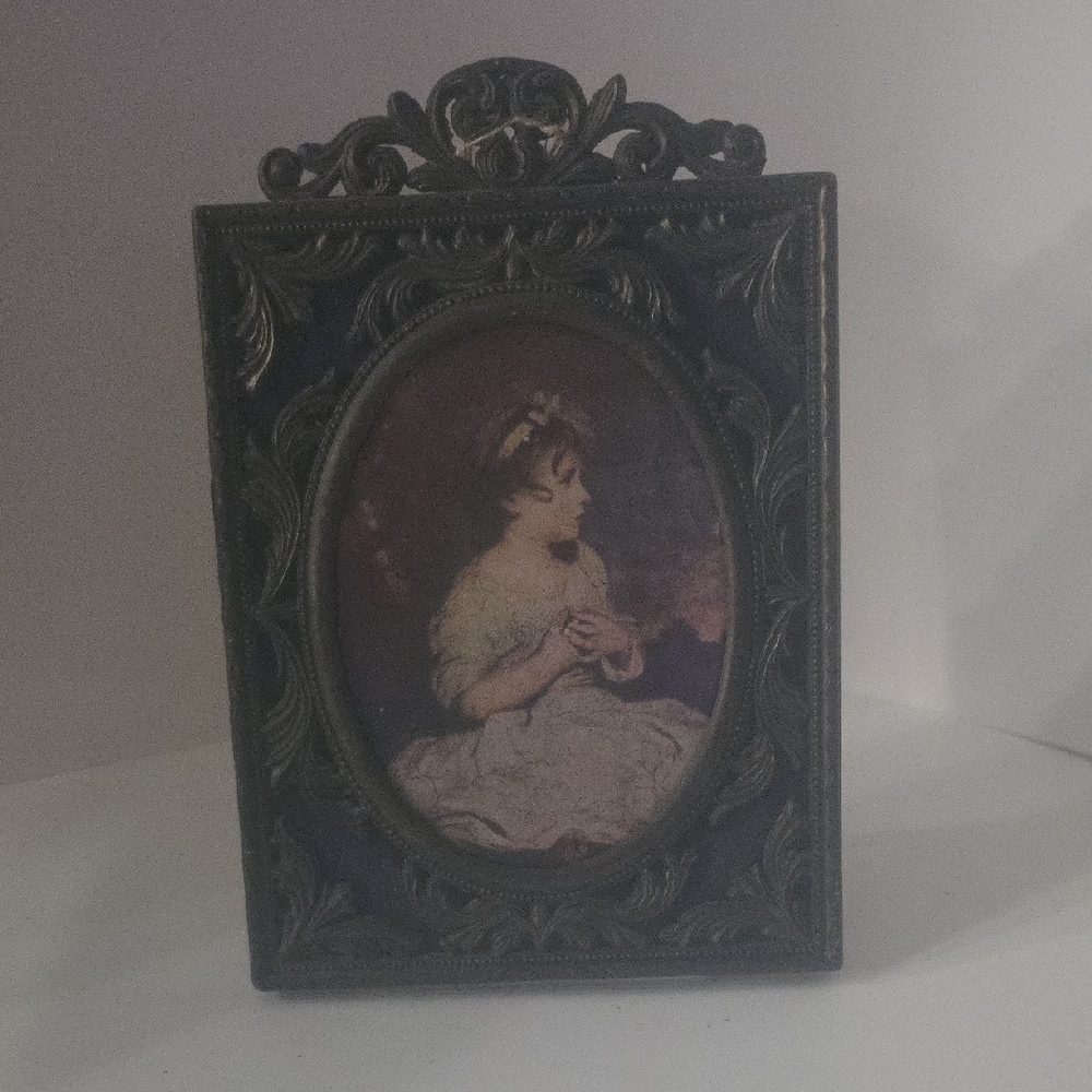 Vintage Ornate Black Picture Frame